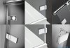 Radaway Arta Kds I kabina 90x100cm lewa szkło przejrzyste 386520-03-01L+1386100-03-01+386112-03-01